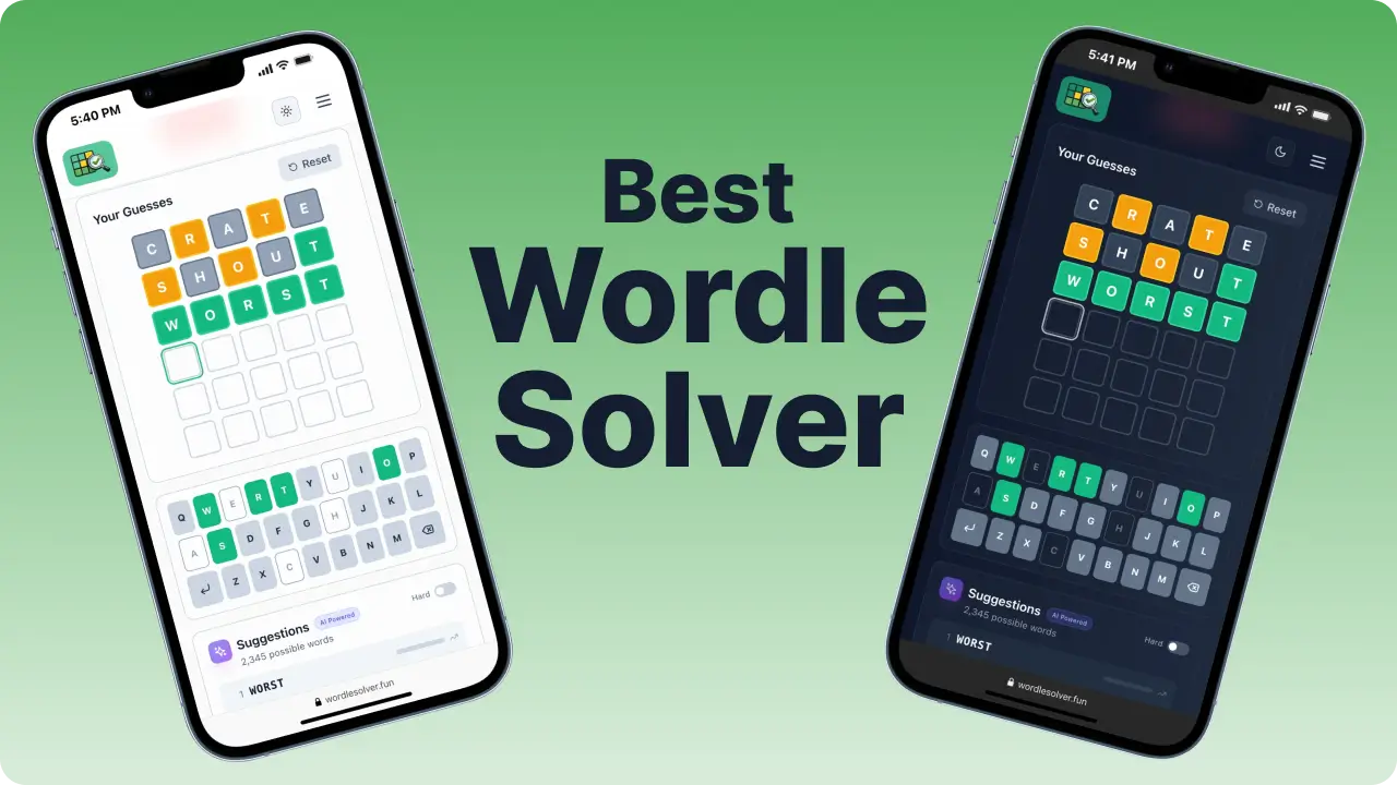 Best Wordle Solver - Free Online Tool with Hybrid Entropy Engine